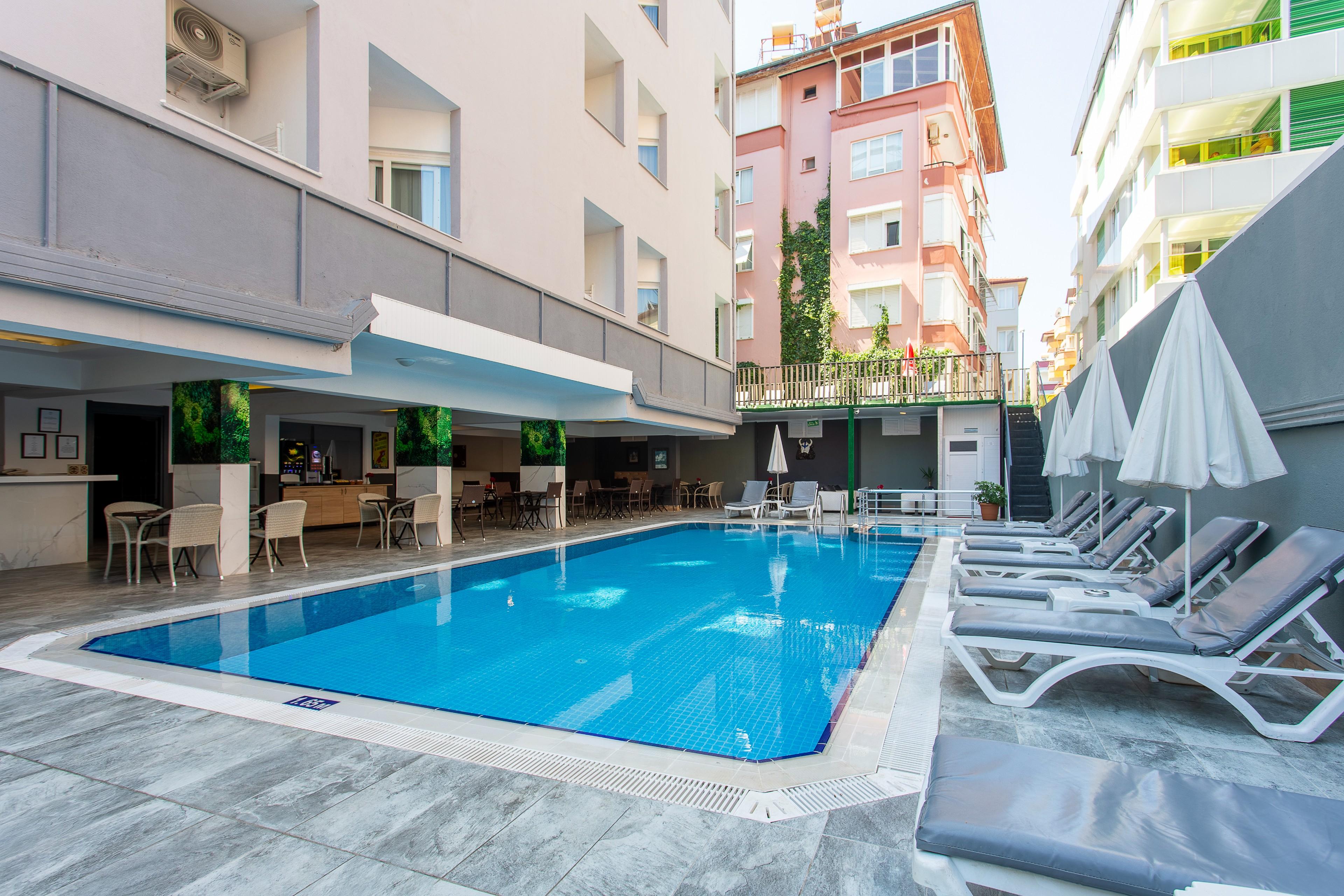 Aslan Sand & City Hotel Alanya Eksteriør billede