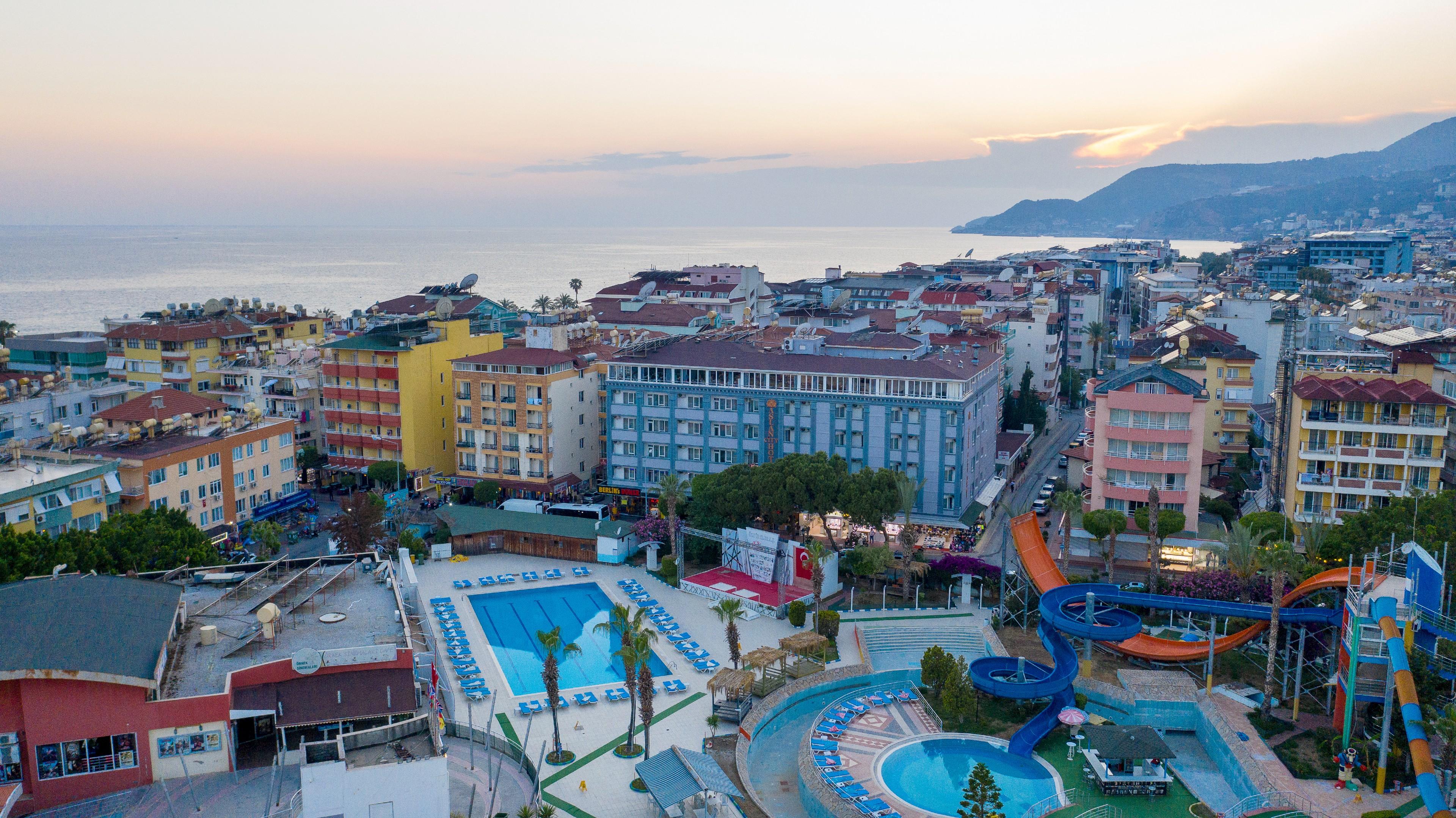 Aslan Sand & City Hotel Alanya Eksteriør billede