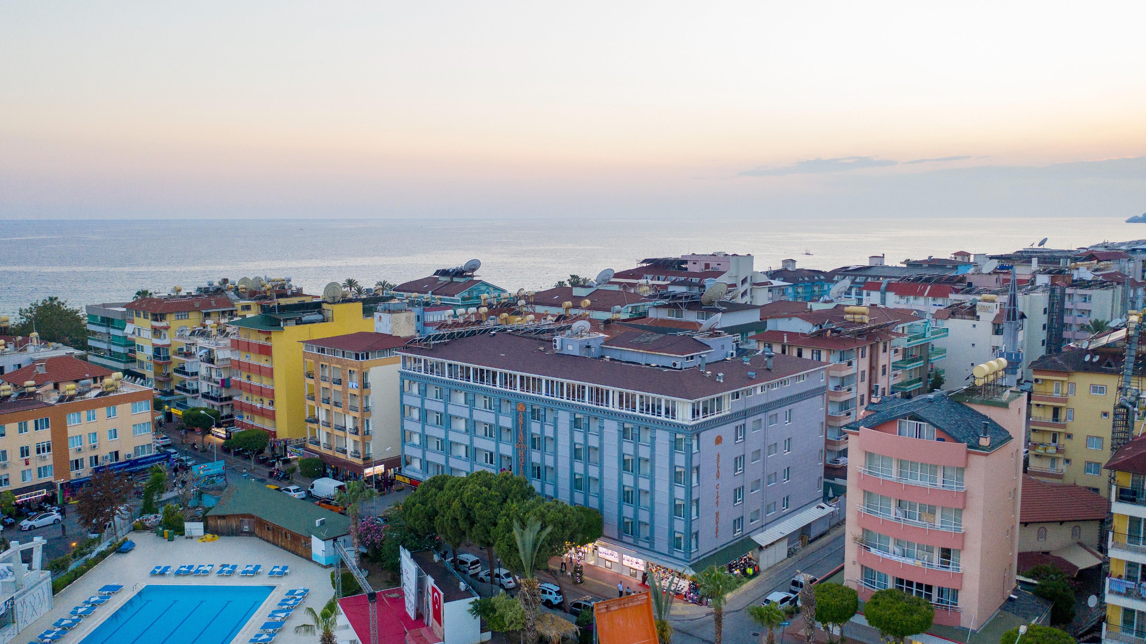 Aslan Sand & City Hotel Alanya Eksteriør billede